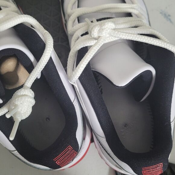 Jordan 11 Retro Low size 11 athletic shoe sneaker lace Concord Bred AV2187-160 - Picture 13 of 16